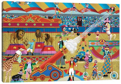 Circus Canvas Art Print - Heronim