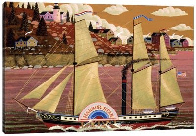 Harbor Star Canvas Art Print - Heronim