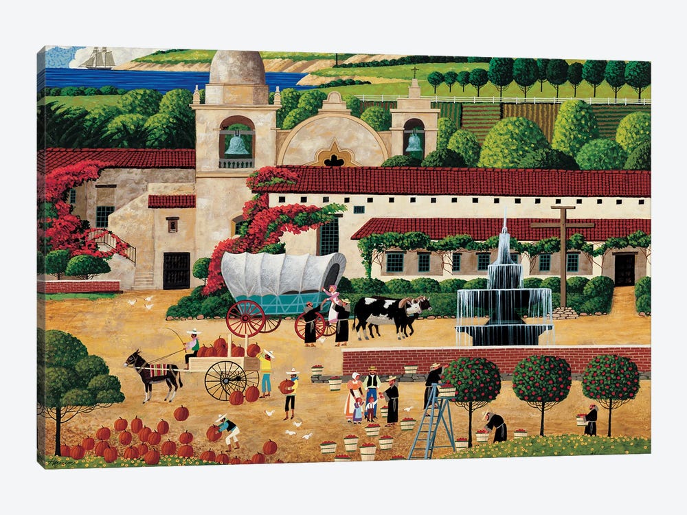 Harvest At The Mission by Heronim 1-piece Art Print