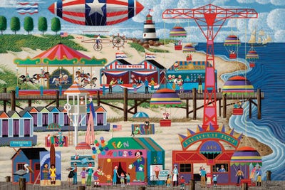 Independence Day by Heronim framed canvas print