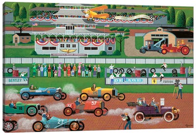 Indy 500 Canvas Art Print - Heronim