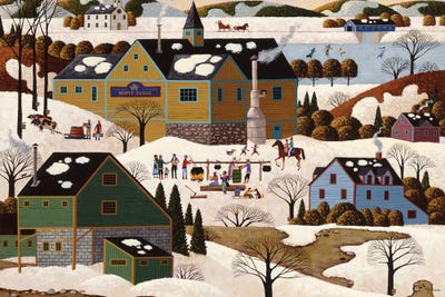 Its Sugar Time by Heronim framed canvas print