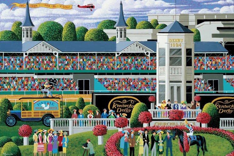 Kentucky Derby Winners Circle by Heronim wall art
