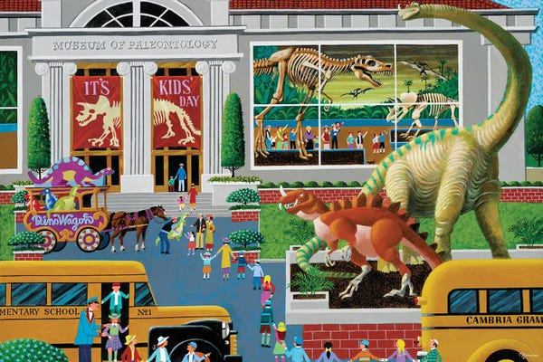 Prehistoric Animals: Kids Day At The Museum by Heronim