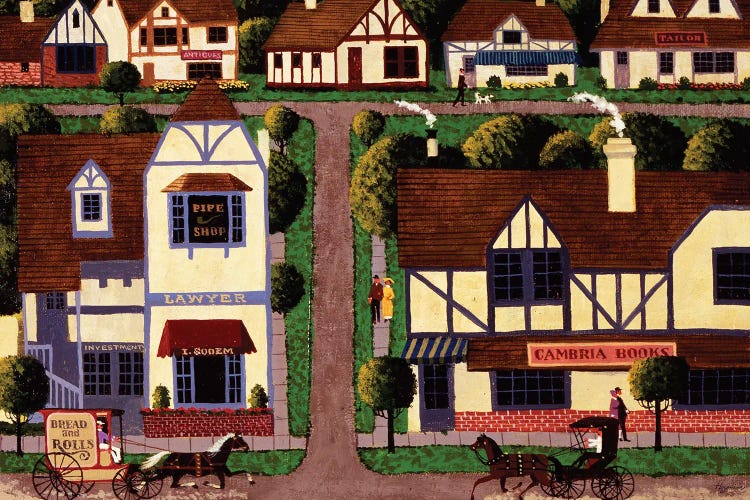 Main Street Cambria by Heronim wall art
