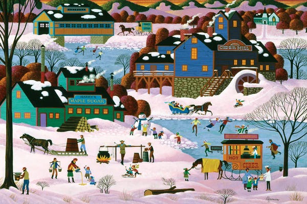 Scenes Of The Season: Maple Sugaring by Heronim