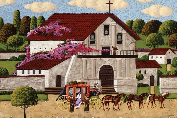 Carriages & Wagons: Mission Dolores by Heronim