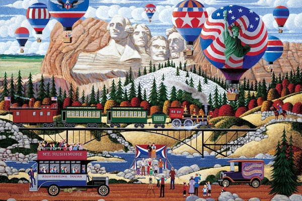 South Dakota: Mount Rushmore by Heronim