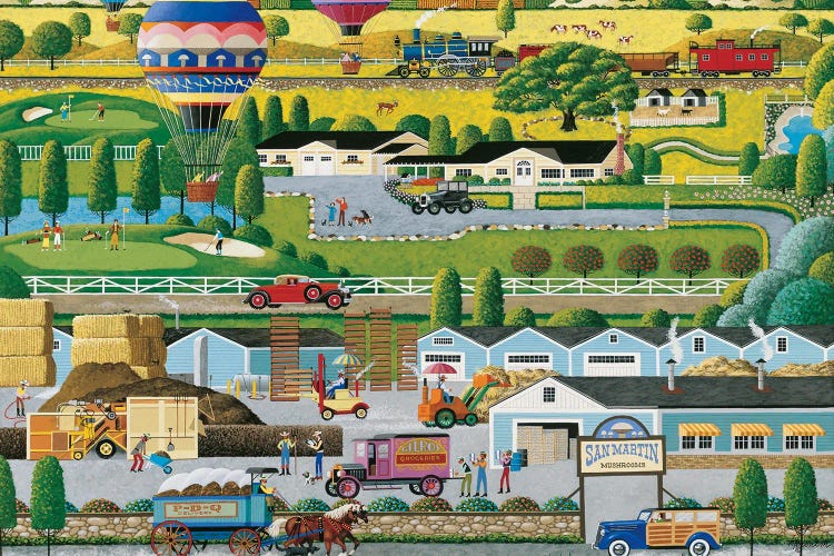 Mushroom Farm by Heronim wall art