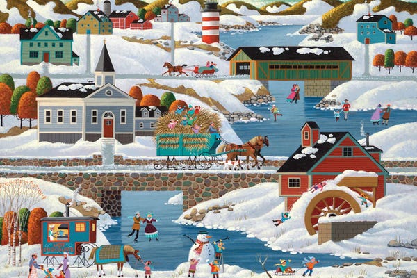 Scenes Of The Season: New England Winter by Heronim