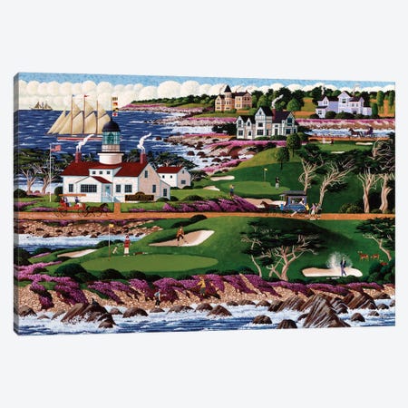 Pacific Grove Golf Course Canvas Print #HRN95} by Heronim Canvas Wall Art