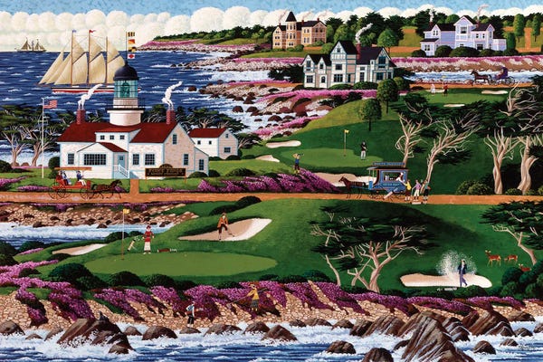 Lighthouses: Pacific Grove Golf Course by Heronim