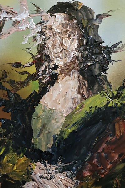 Mona Lisa: Abstract Mona Lisa by Andrew Harr