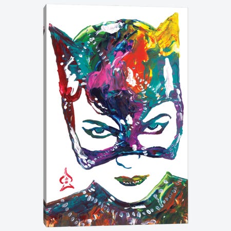 Catwoman Canvas Print #HRR12} by Andrew Harr Canvas Print
