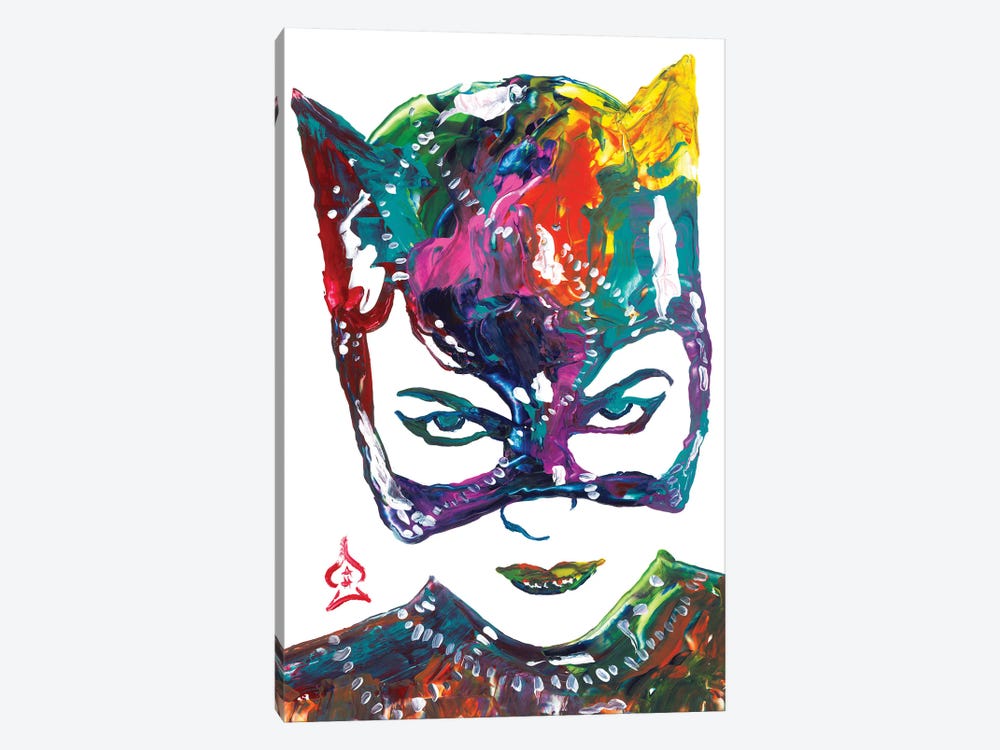 Catwoman by Andrew Harr 1-piece Canvas Print