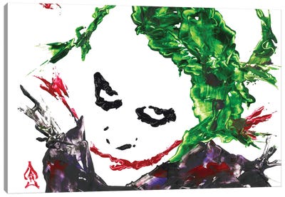 Joker Abstract I Canvas Art Print - Andrew Harr