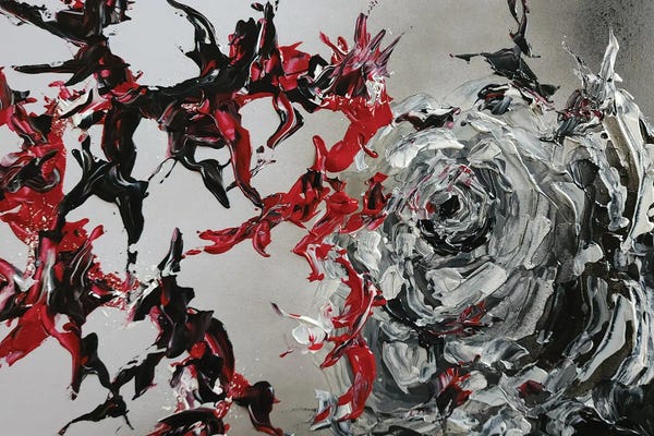 Fine Art Print: White Rose Abstract I by Andrew Harr