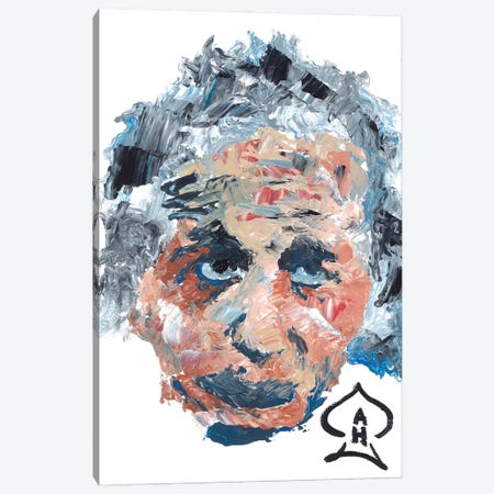 Einstein I Canvas Print #HRR15} by Andrew Harr Canvas Wall Art