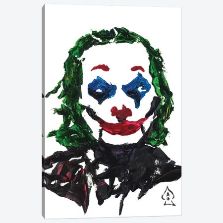 Joker Abstract II Canvas Print #HRR17} by Andrew Harr Canvas Wall Art