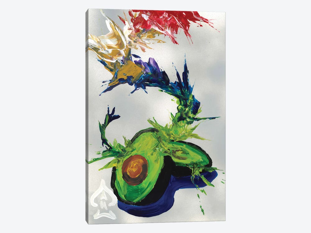 Avocado Abstract by Andrew Harr 1-piece Art Print