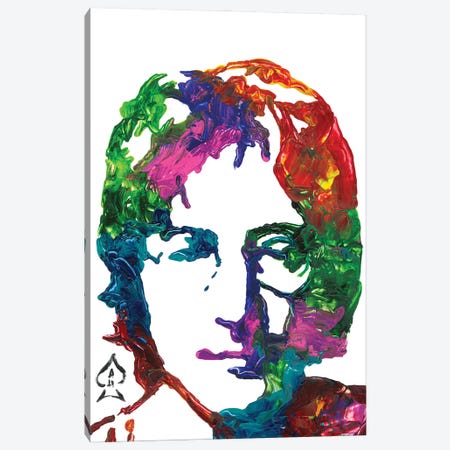 Lennon Canvas Print #HRR26} by Andrew Harr Art Print