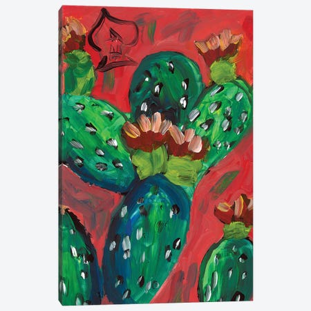 Cactus Canvas Print #HRR30} by Andrew Harr Canvas Print