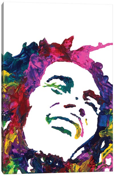 Bob Canvas Art Print - Bob Marley