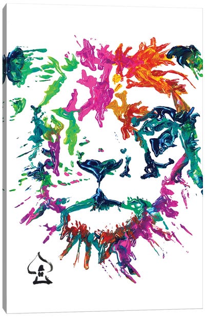 Lion Abstract Canvas Art Print - Andrew Harr