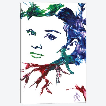 Audrey Hepburn Abstract I Canvas Print #HRR3} by Andrew Harr Canvas Print
