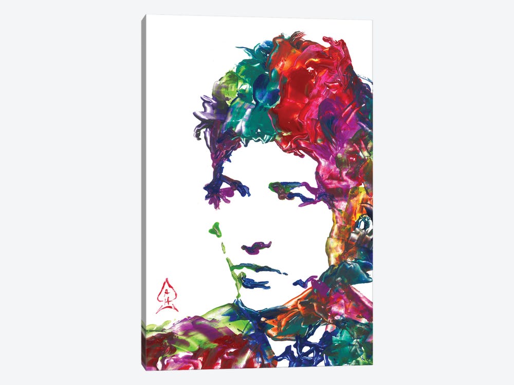 60s Music Paper Print or Ready Made Wall Canvas Art Dylan Art Bob Dylan Original Art Print