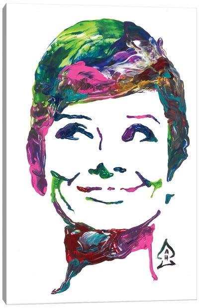 Hepburn II Canvas Art Print - Audrey Hepburn