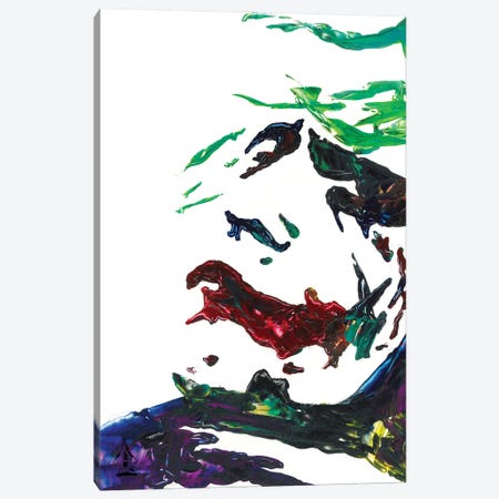Joker Abstract III Canvas Print #HRR55} by Andrew Harr Canvas Wall Art