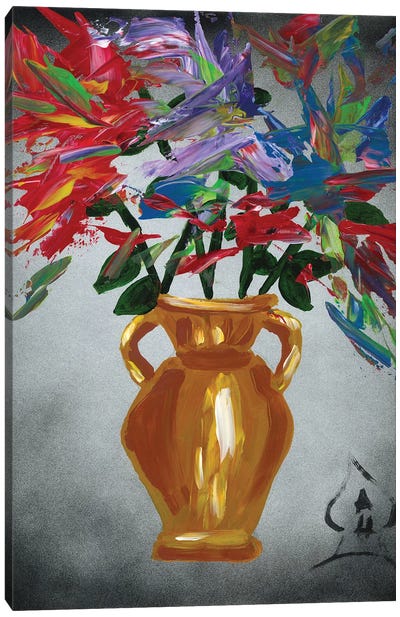 Vase Explosion Canvas Art Print - Andrew Harr
