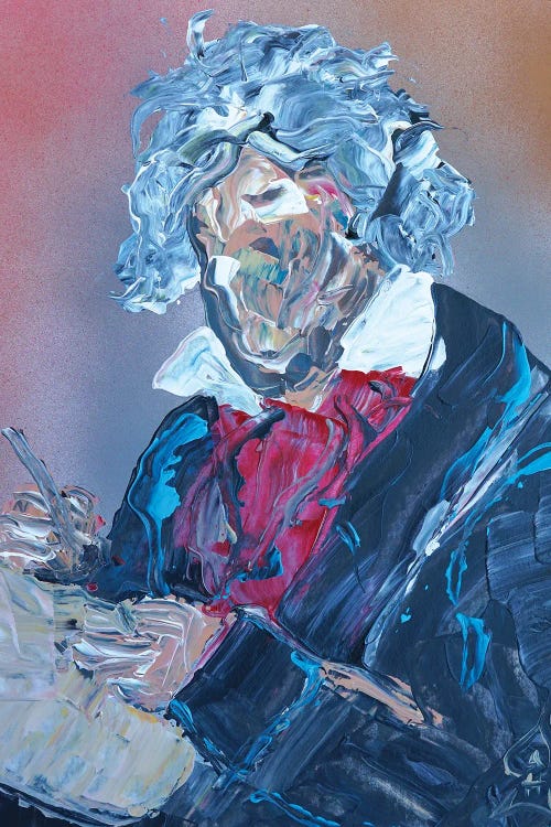 Abstract Beethoven by Andrew Harr wall art