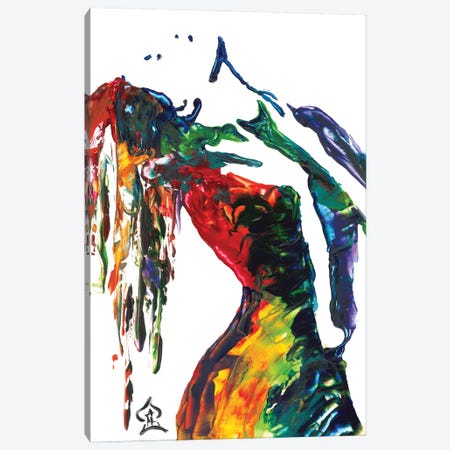 Abstract Woman Figure I Canvas Print #HRR6} by Andrew Harr Canvas Wall Art
