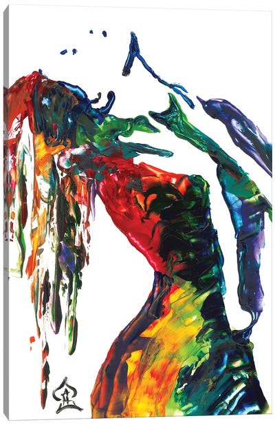 Abstract Woman Figure I Canvas Art Print - Andrew Harr