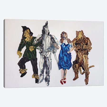 Off To See The Wizard Canvas Print #HRR93} by Andrew Harr Canvas Print
