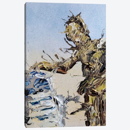 R2 And 3PO Abstract Canvas Print #HRR94} by Andrew Harr Canvas Wall Art