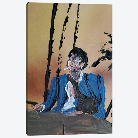 Scarface Canvas Print #HRR97} by Andrew Harr Canvas Wall Art