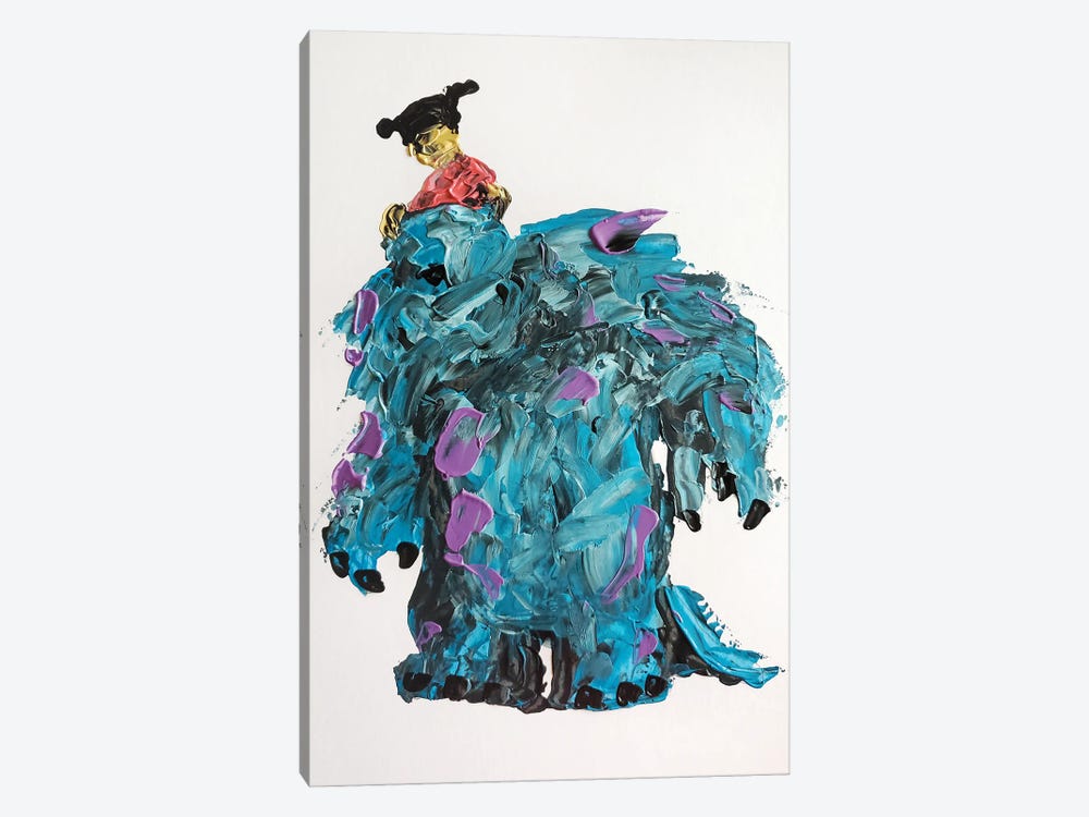 Sully And Boo by Andrew Harr 1-piece Canvas Wall Art
