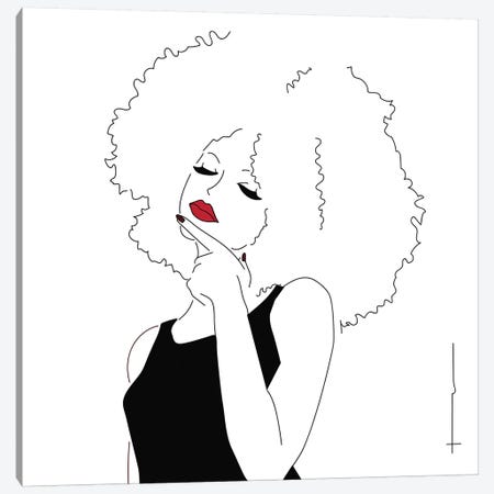 The Hair Has Absorbed My Comb Canvas Print #HRS38} by Antonia Harris Canvas Wall Art