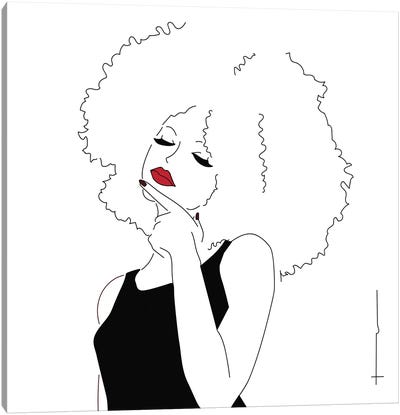 The Hair Has Absorbed My Comb Canvas Art Print - Antonia Harris