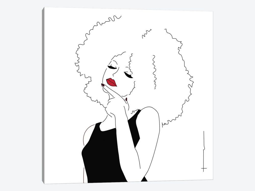 The Hair Has Absorbed My Comb by Antonia Harris 1-piece Canvas Artwork