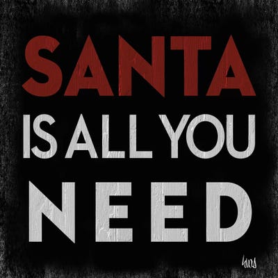 Santa Cheer I by hartworks framed wall art