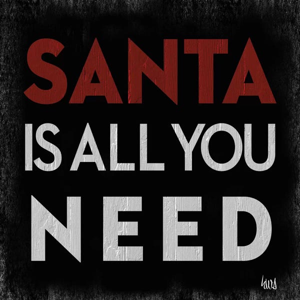 Holiday Décor: Santa Cheer I by hartworks