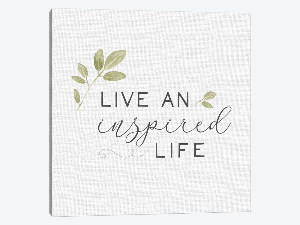 Inspired Life I by hartworks 1-piece Art Print