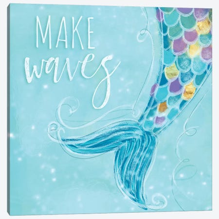 Make Waves I Canvas Print #HRW30} by hartworks Canvas Art
