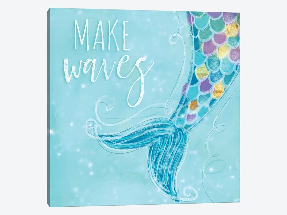 Make Waves I by hartworks 1-piece Canvas Print