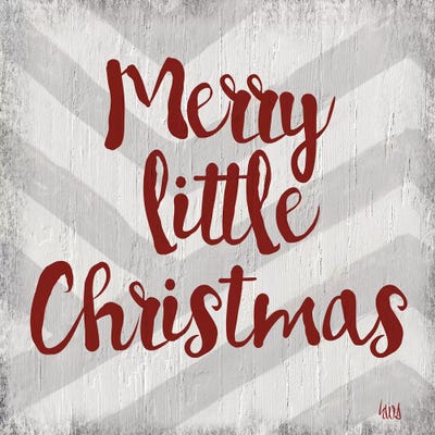 Chevron Christmas I by hartworks canvas print