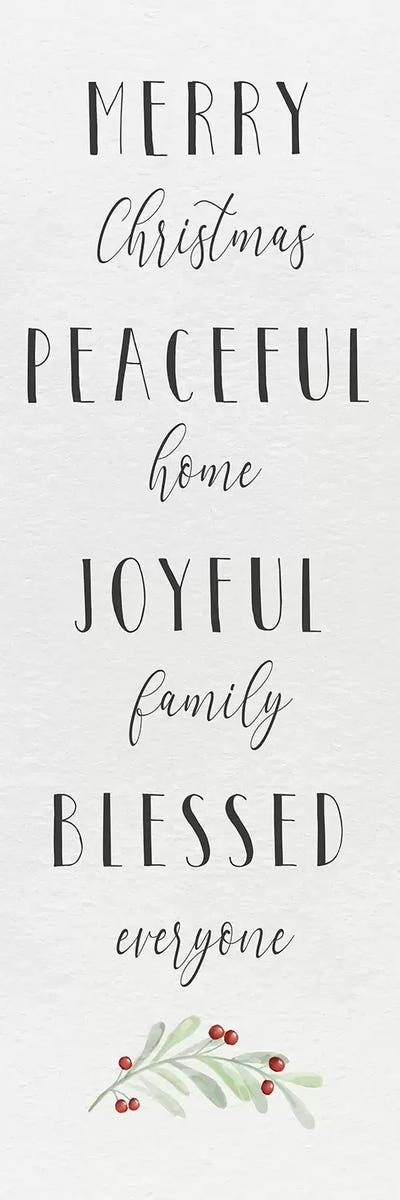 Cozy Christmas Panel I by hartworks canvas print